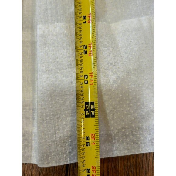 Vintage 80s Polly Flinders Cream Smocked Lace Dress Baby Girl 6T - Picture 11 of 12